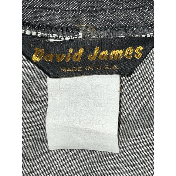 Vintage David James Coat Mens XXLarge Denim Duster Southwestern Made USA 90s - Picture 13 of 16